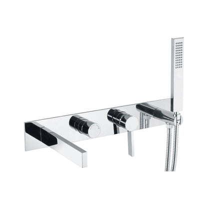 Aquadesign Products Wall Mount Bath (Caso 700017) - Chrome