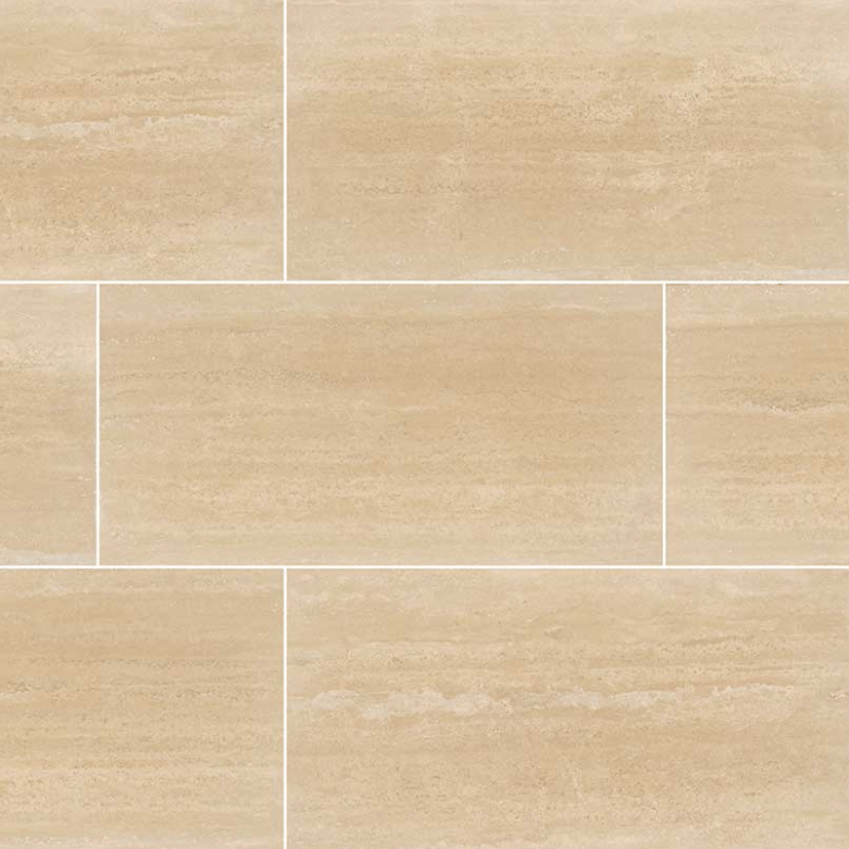 MSI ROMAN VEINCUT TRAVERTINE 12x24 HONED - Renoz