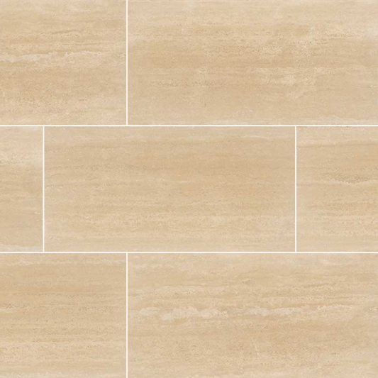 MSI ROMAN VEINCUT TRAVERTINE 12x24 HONED - Renoz