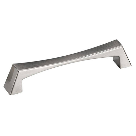 Pomelli Designs Brant 5 Inch Cabinet Pull Handle- Brushed Nickel - Renoz