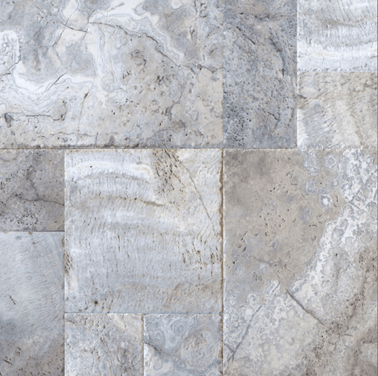 MSI SILVER TRAVERTINE VERSAILLES HUCB PATTERN - Renoz