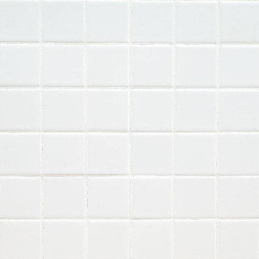 MSI Backsplash and Wall Tile Domino White Matte Mosaic Tile 12" x 12" - Renoz