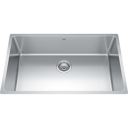 Kindred Brookmore 30.5" x 18.12" Undermount Single Bowl Stainless Steel Kitchen Sink - Renoz