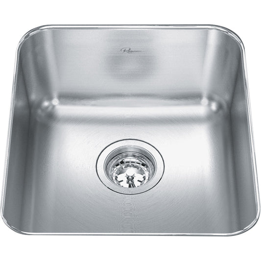 Kindred Reginox 19.75" x 17.75" Undermount Single Bowl Stainless Steel Kitchen Sink - Renoz