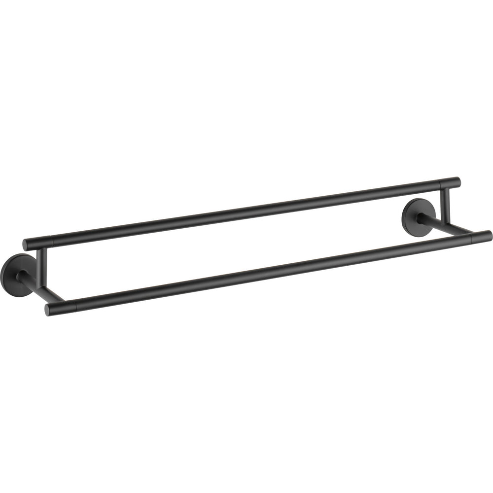 Delta TRINSIC 24" Double Towel Bar- Matte Black