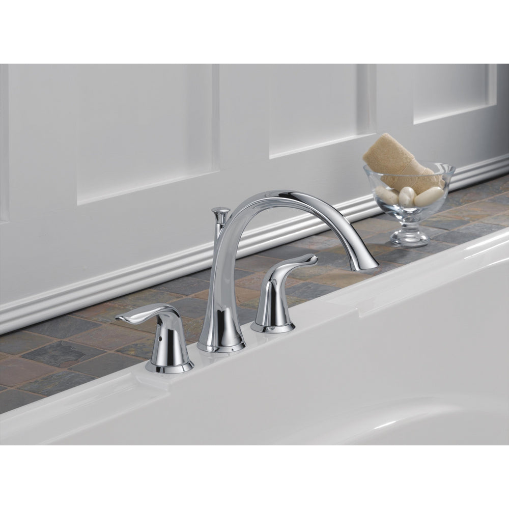 Delta LAHARA Roman Tub Filler Trim- Chrome