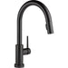 Delta TRINSIC Single Handle Pull-Down Kitchen Faucet with Touch2O Technology- Matte Black