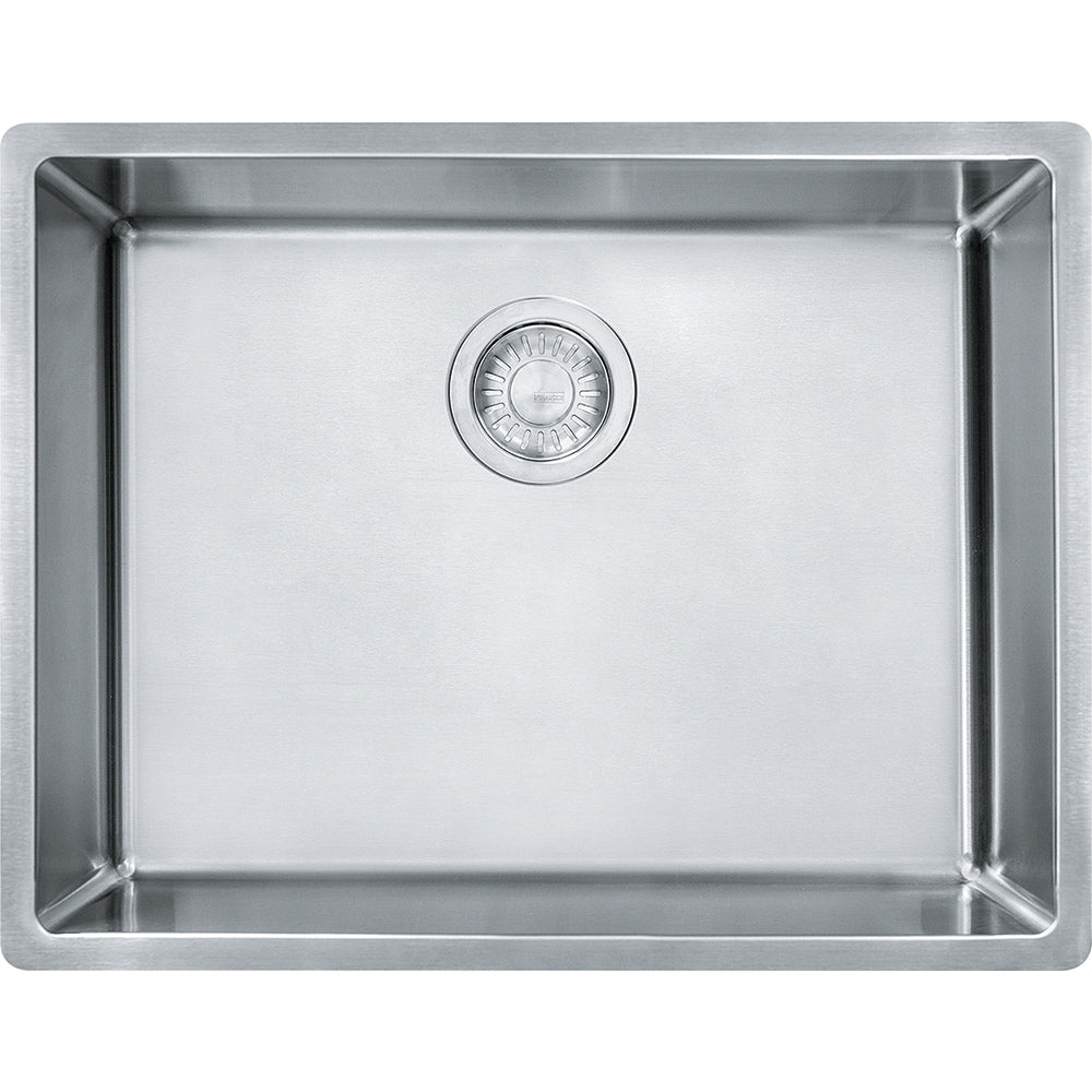 Franke Cube 22.75" x 17.75" 1 Bowl Undermount Kitchen Sink Stainless Steel - Renoz