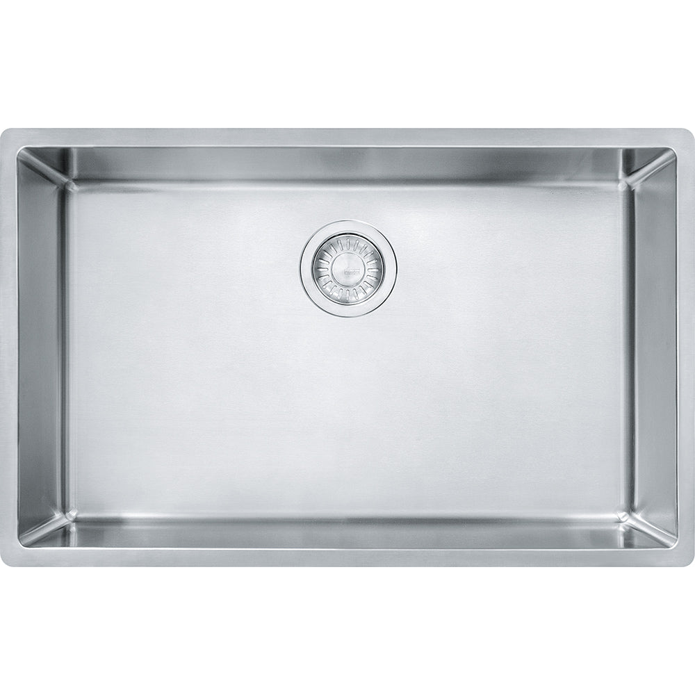 Franke Cube 28.5" x 17.75" 1 Bowl Undermount Kitchen Sink Stainless Steel - Renoz