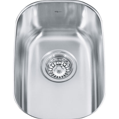 Kindred Reginox 12.38" x 17.75" Stainless Steel Undermount Kitchen Sink - Renoz