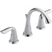 Delta LAHARA Two Handle Widespread 3 Hole Bathroom Faucet- Chrome