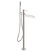 Aquadesign Products Floor Mount Tub Filler (Caso 700018) - Polished Nickel