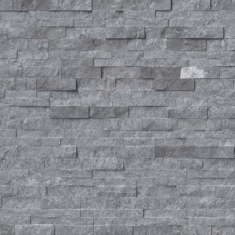 MSI Hardscaping Stacked Stone Glacial Grey Marble Panel 6" x 24" - Renoz