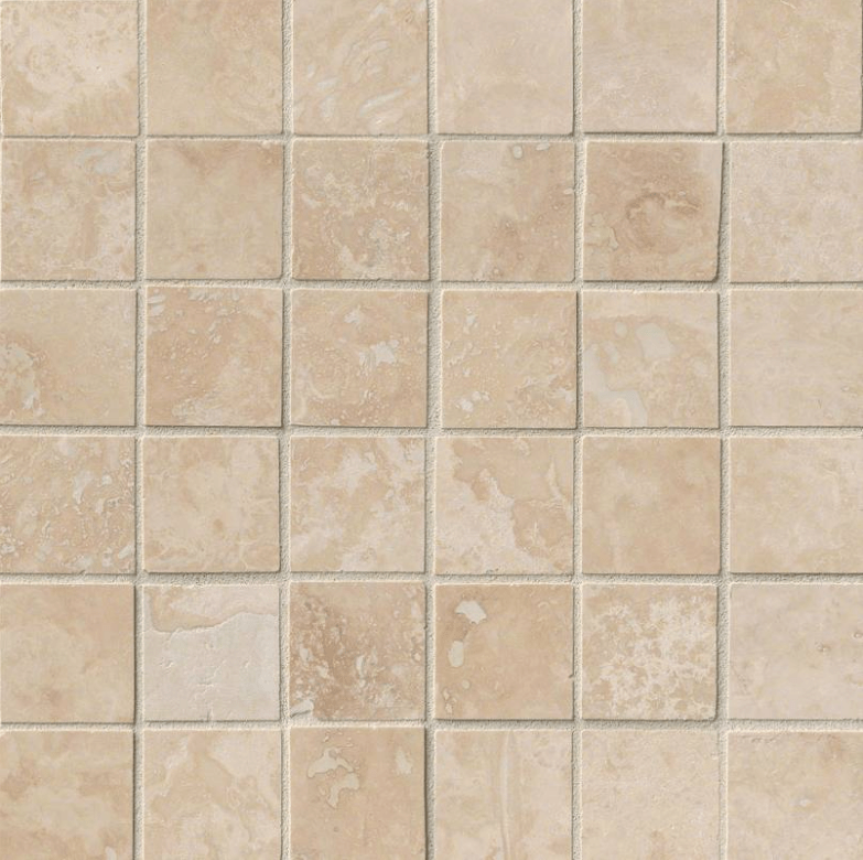 MSI TUSCANY IVORY TRAVERTINE 2X2 MOSAIC TILE - Renoz