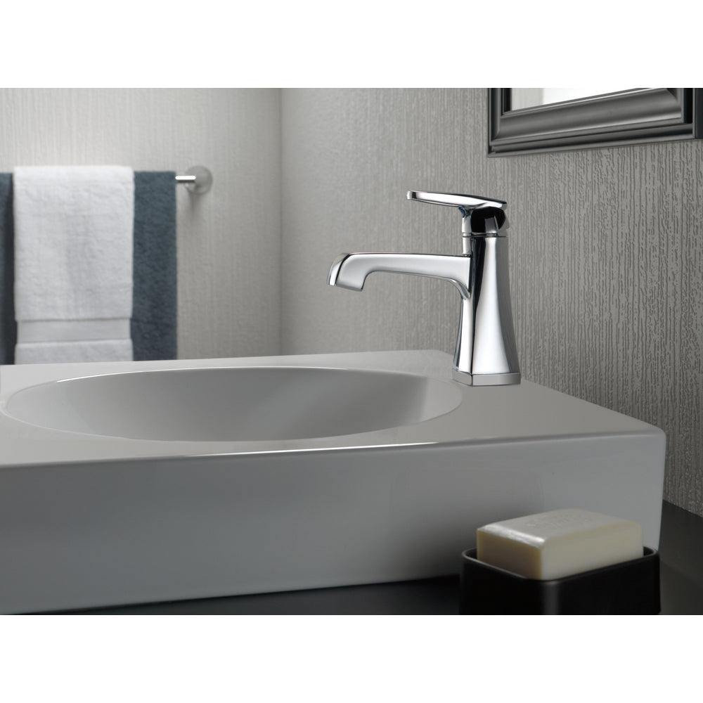 Delta ASHLYN Single Handle Bathroom Faucet- Chrome (With Pop-up Drain)