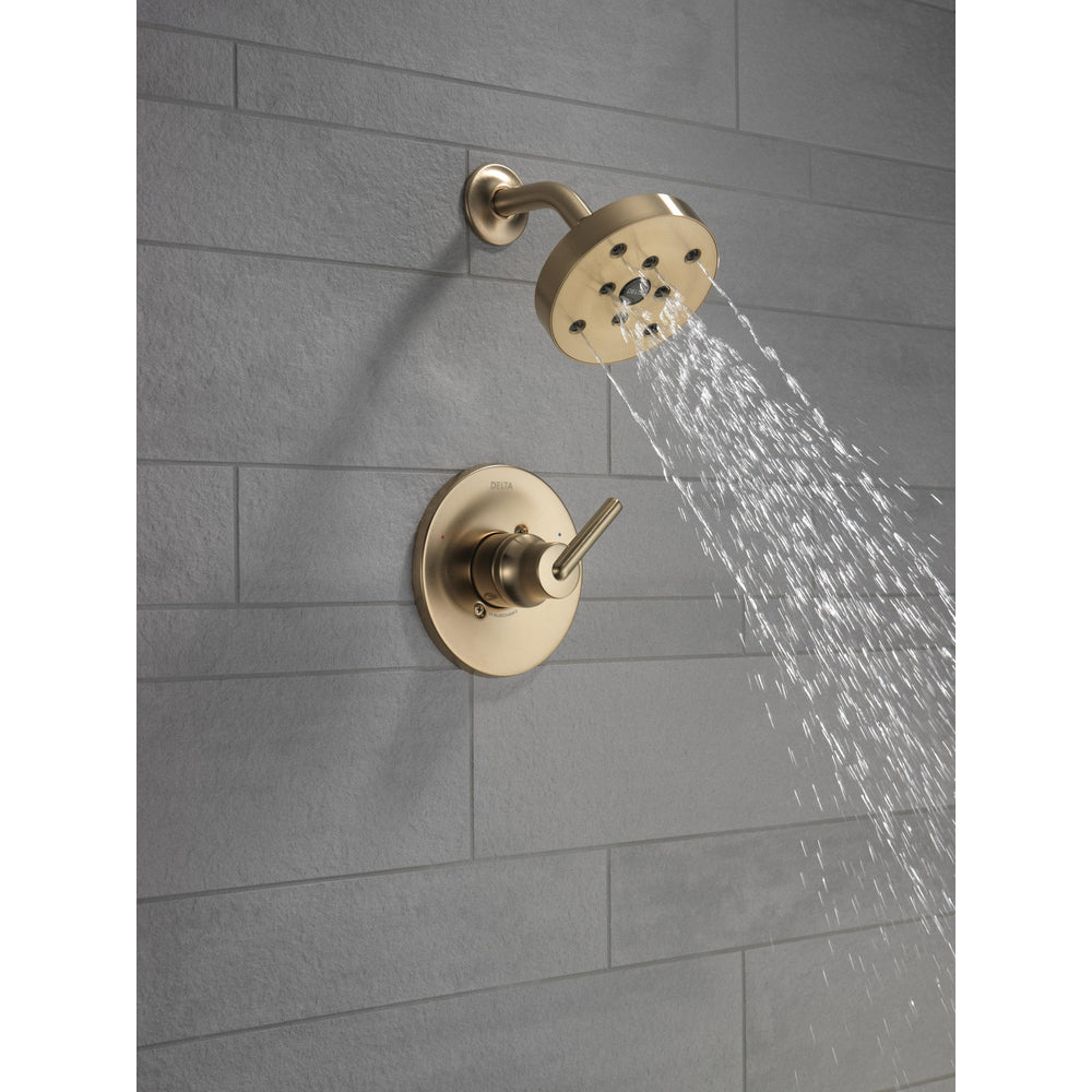 Delta TRINSIC Monitor 14 Series H2Okinetic Shower Trim -Champagne Bronze (Valve Sold Separately)