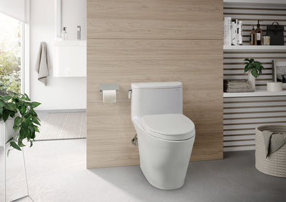 Toto Nexus 1.28gpf Elongated Ada Skirted Toilet With Seat-MS642124CEFG#01