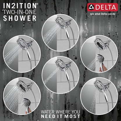 Delta ASHLYN Monitor(R) 17 Series Shower with In2ition(R) Two-in-One Shower -Chrome (Valve Sold Separately)