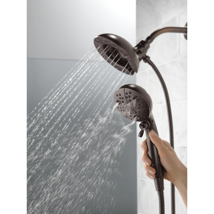 Delta H2Okinetic In2ition 5-Setting Two-in-One Shower- Venetian Bronze