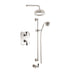 Aquadesign Products Shower Kit (Regent 37RL) - Polished Nickel w/Black Handle