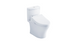 Toto Aquia IV Washlet+ C5 Two Piece UnIVersal Height 1.28 & 0.9 GPF