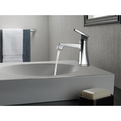 Delta ASHLYN Single Handle Bathroom Faucet- Chrome (With Pop-up Drain)