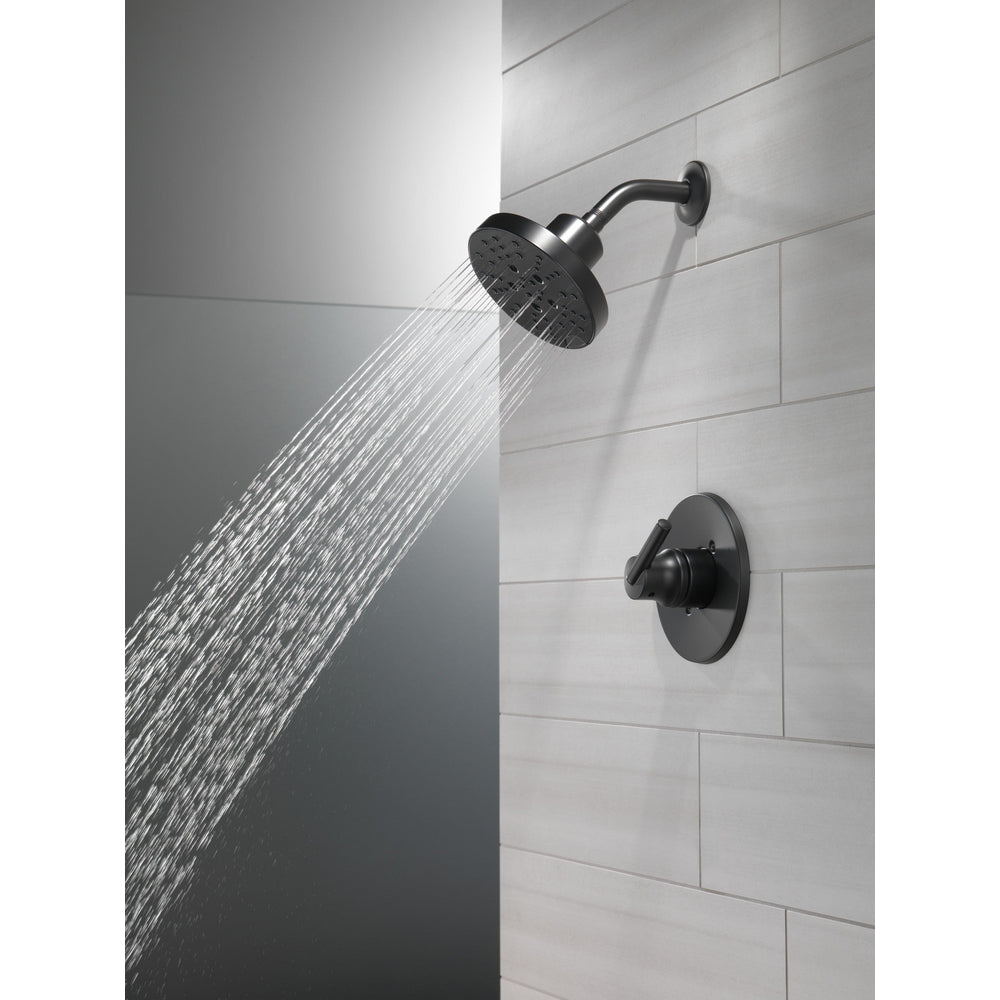 Delta H2Okinetic 3-Setting Raincan Shower Head- Matte Black