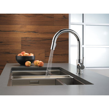 Delta TRINSIC Single Handle Pull-Down Kitchen Faucet- Chrome