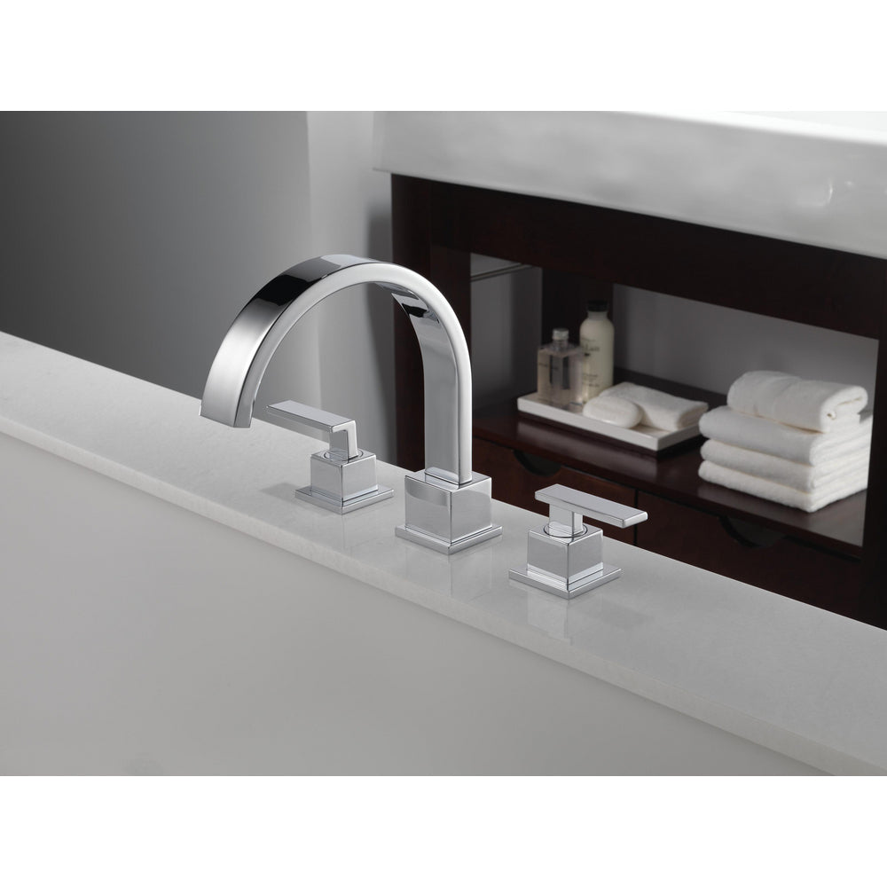 Delta Vero Roman Tub Filler Trim -Chrome (Valve Sold Separately)