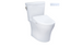 Toto Aquia IV Arc Washlet+ S7A Two Piece Toilet UnIVersal Height 1.28 & 0.9 GPF