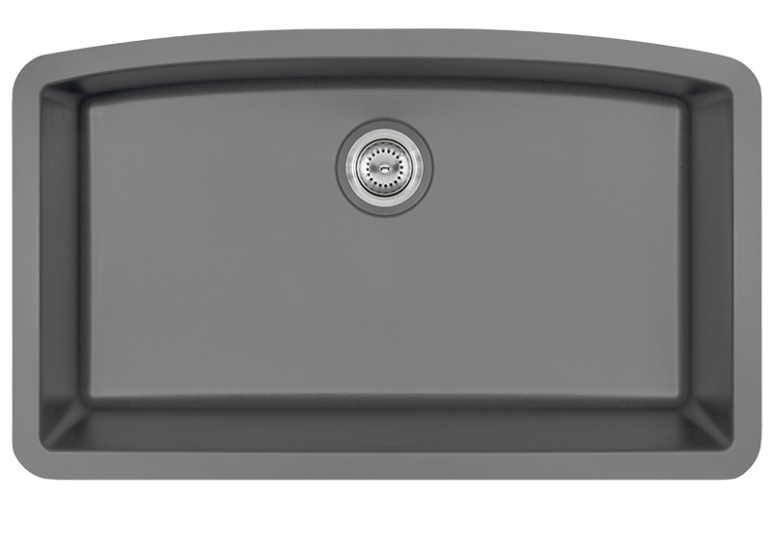 MSI GREY QUARTZ SINGLE BOWL SINK 3219 - Renoz