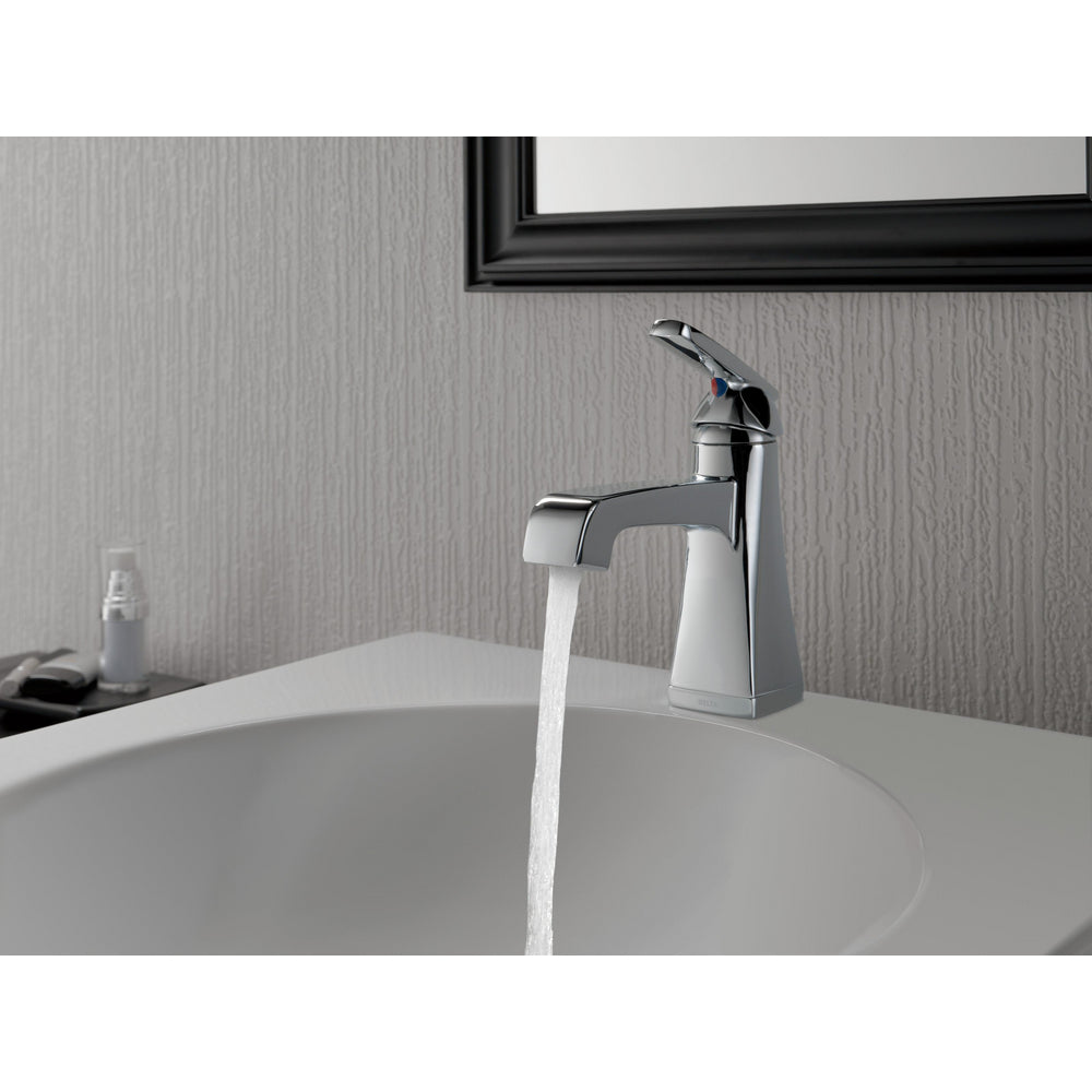 Delta ASHLYN Single Handle Bathroom Faucet- Chrome (With Pop-up Drain)