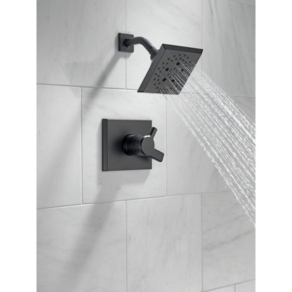 Delta PIVOTAL Monitor 17 Series H2Okinetic Shower Trim -Matte Black (Valve Sold Separately)