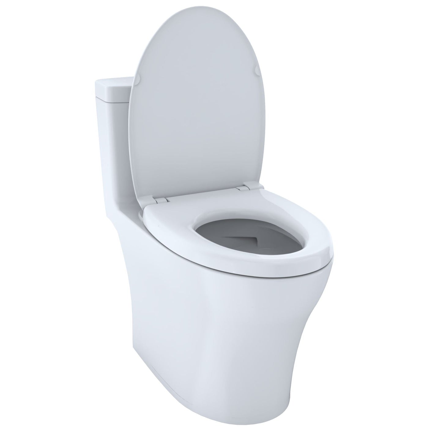 Toto Aquia IV One Piece Toilet 1.28 GPF & 0.8 GPF Elongated Bowl Washlet+ Connection Height 28.13" Seat Height 17.62 White