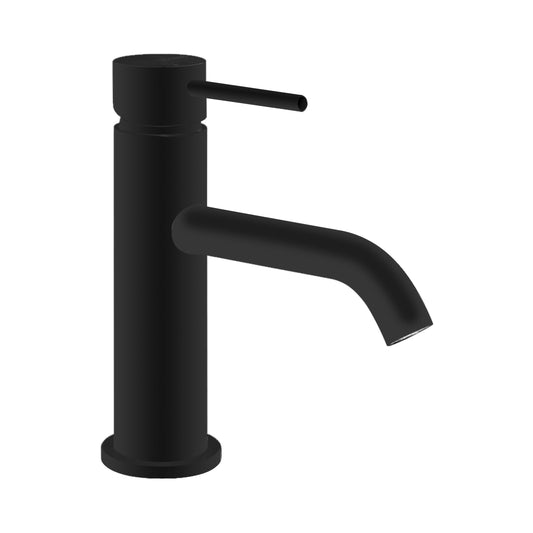 Aquadesign Products Single Hole Lav – Drain Included (500439 Slim) - Matte Black