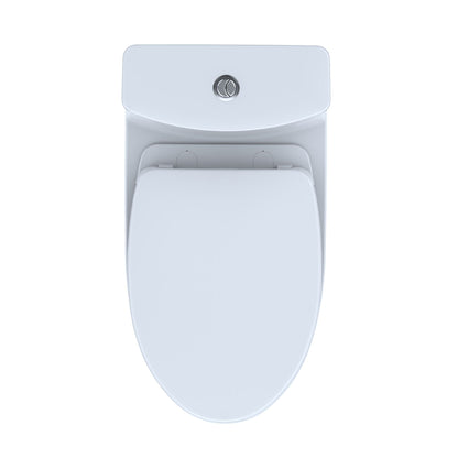 Toto Aquia IV One Piece Toilet 1.28 GPF & 0.8 GPF Elongated Bowl Washlet+ Connection Height 28.13" Seat Height 17.62 White