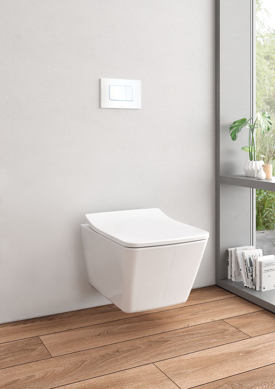 Toto Sp Wall-hung Toilet & In-wall Tank System - 1.28/0.9 GPF  -  White