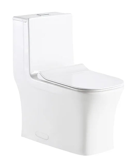 Liro Canada Alta One Piece Fully Skirted Square Toilet 12"