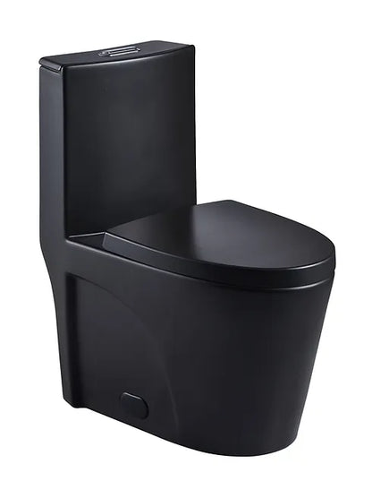 Liro Canada Luna One Piece Elongated Skirted Square Toilet 12"