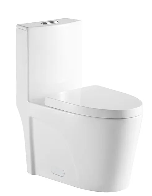 Liro Canada Luna One Piece Elongated Skirted Square Toilet 10"