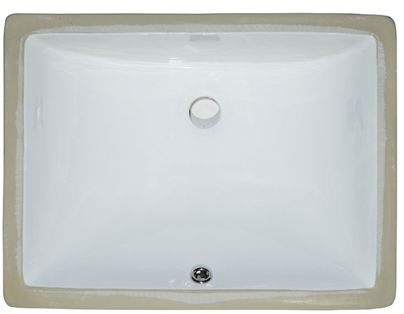 MSI PORCELAIN VANITY RECTANGLE WHITE SINK-2015 - Renoz