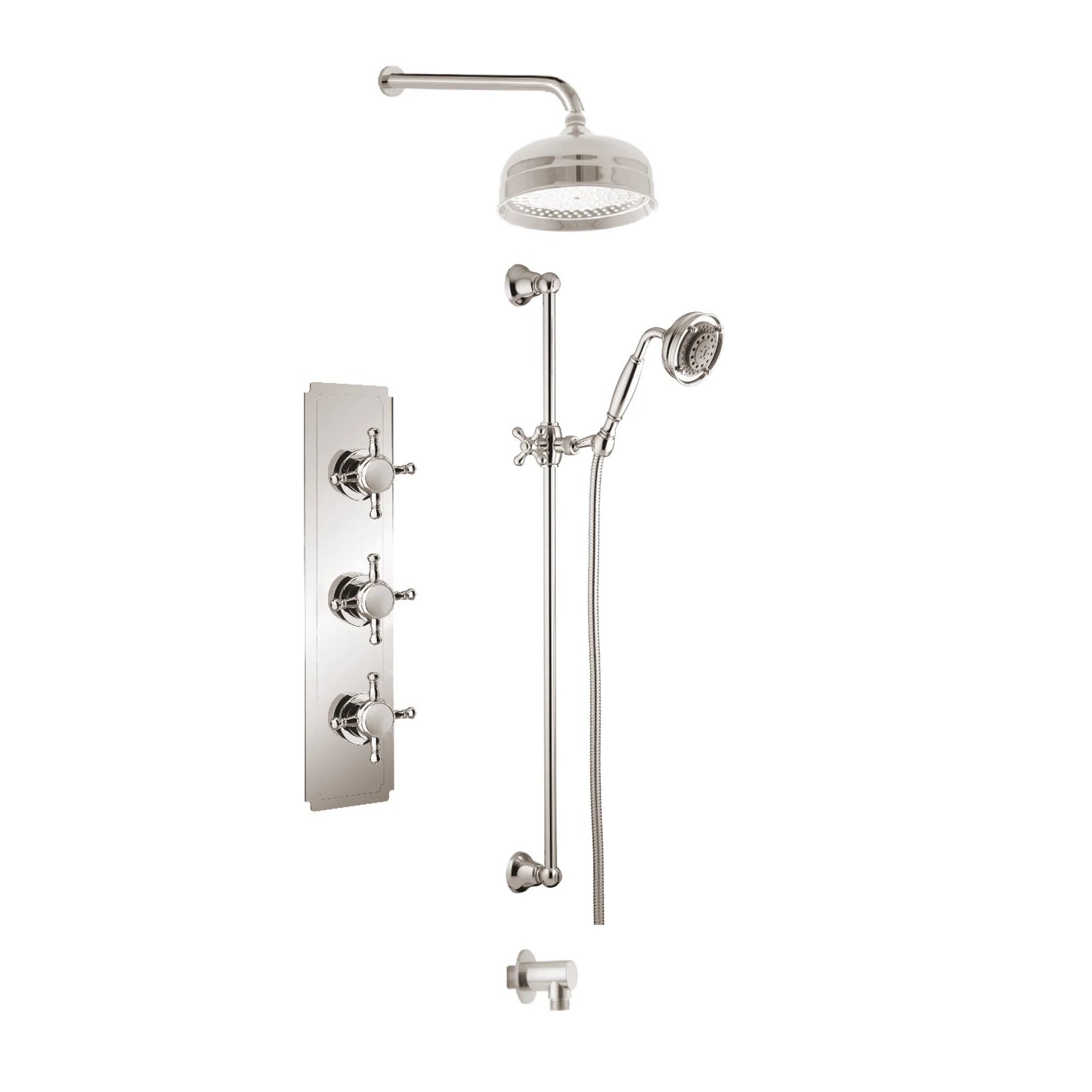 Aquadesign Products Shower Kit (Queen 3712QX) - Polished Nickel