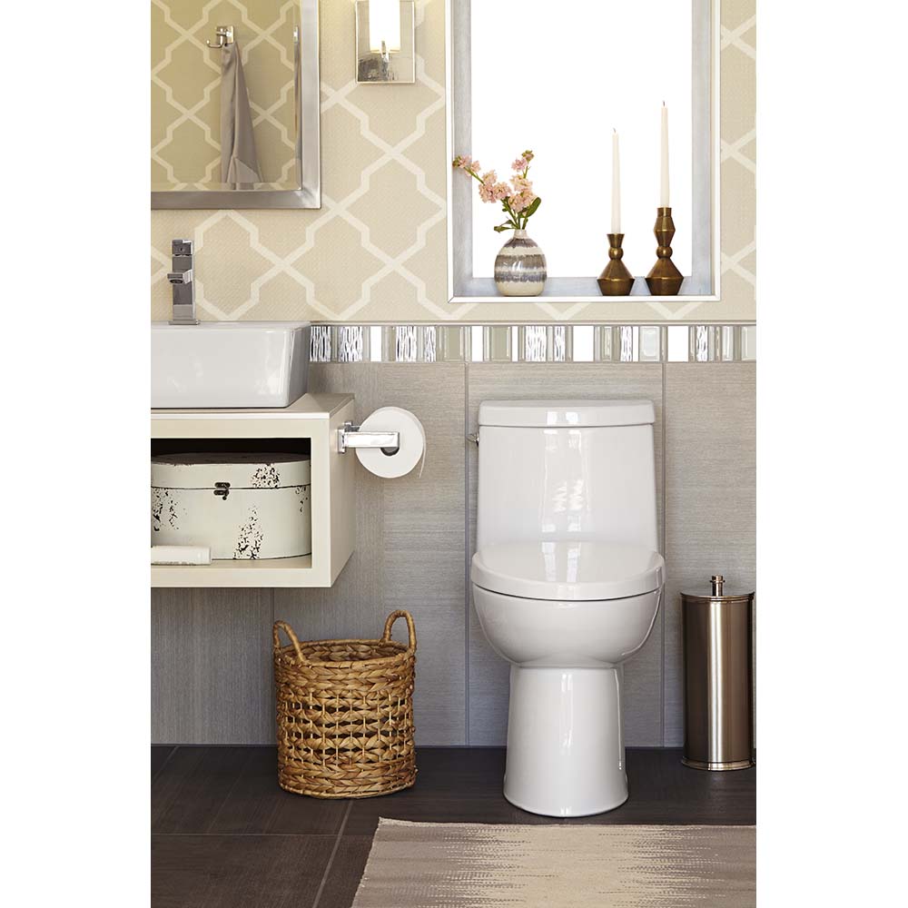 American Standard Cadet Loft One-Piece 1.28 gpf/4.8 Lpf Chair Height Elongated Toilet With Seat