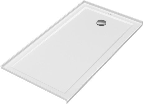 Duravit Shower Base Low Profile 60"x32", Integral Flange RH, White - 720249000000090