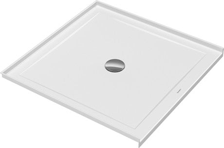 Duravit Shower Base Low Profile 36"x36", Integral Flange, White