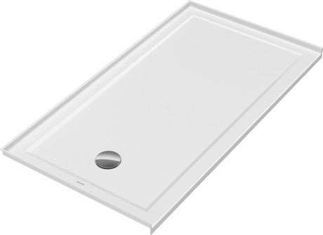 Duravit Shower Base Low Profile 60"x32", Integral Flange LH, White