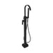 Aquadesign Products Floor Mount Tub Filler (Se7en R2226-60) - Matte Black