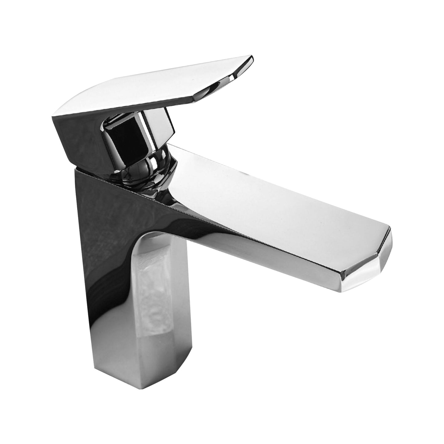 Aquadesign Products Single Hole Lav – Drain Included (6945 Aspen) - Chrome