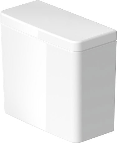 Duravit Toilet Tank Only, Left Lever, White