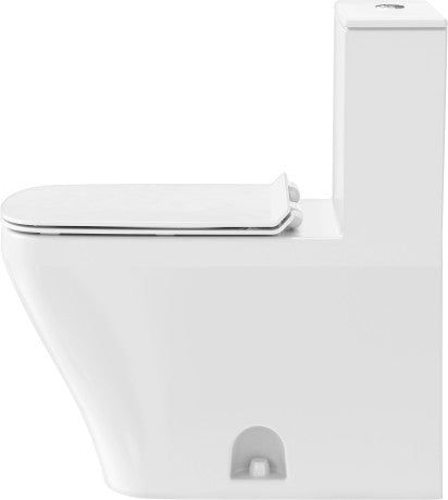 Duravit One-Piece Toilet With Seat, 1.32/0.92 GPF, With Dual Flush Piston Valve, Top Flush